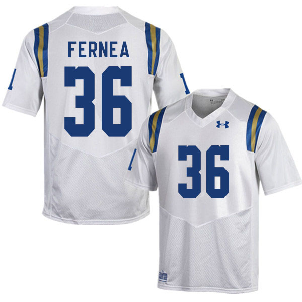 Men #36 Ethan Fernea UCLA Bruins College Football Jerseys Sale-White